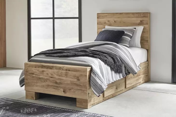 Hyanna Golden Rustic Twin Panel Headboard
