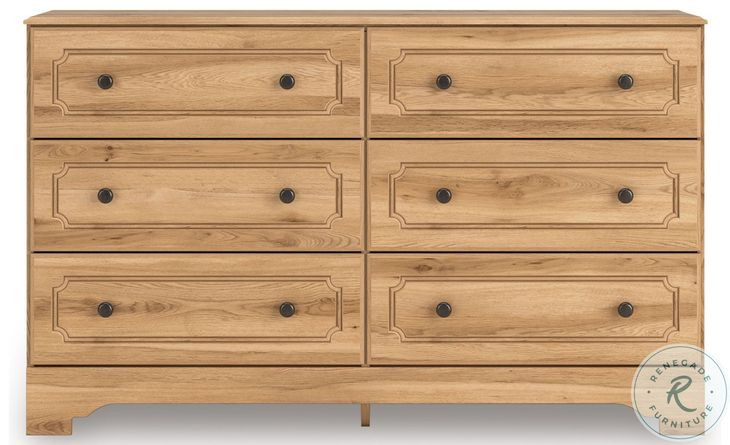 Galletyn Warm Brown 6 Drawer Dresser