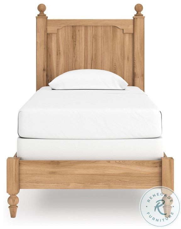 Galletyn Warm Brown Twin Panel Bed