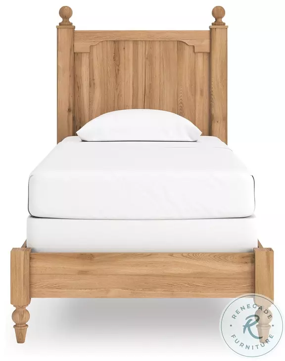 Galletyn Warm Brown Twin Panel Bed