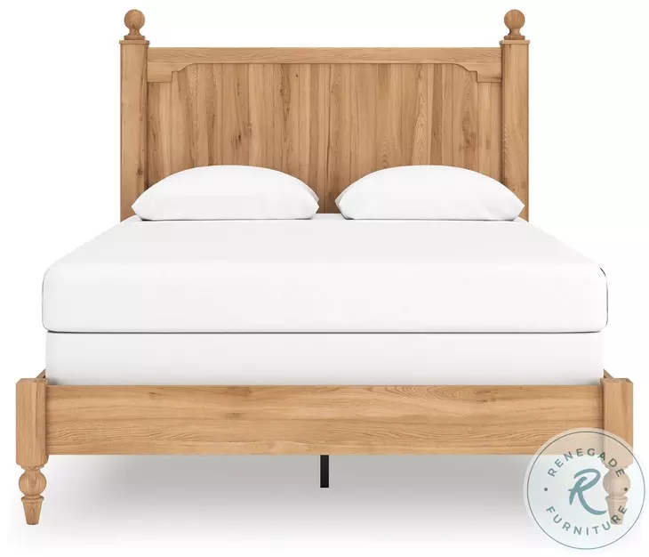 Galletyn Warm Brown Queen Panel Bed
