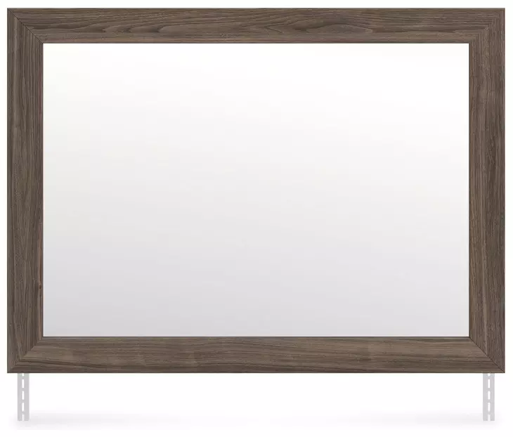 Mazilar Dark Brown Rectangular Dresser Mirror
