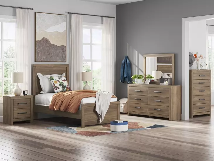 Jonnifer Auburn Rectangular Dresser Mirror