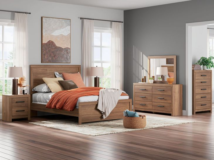 Ryderton Auburn Panel Bedroom Set