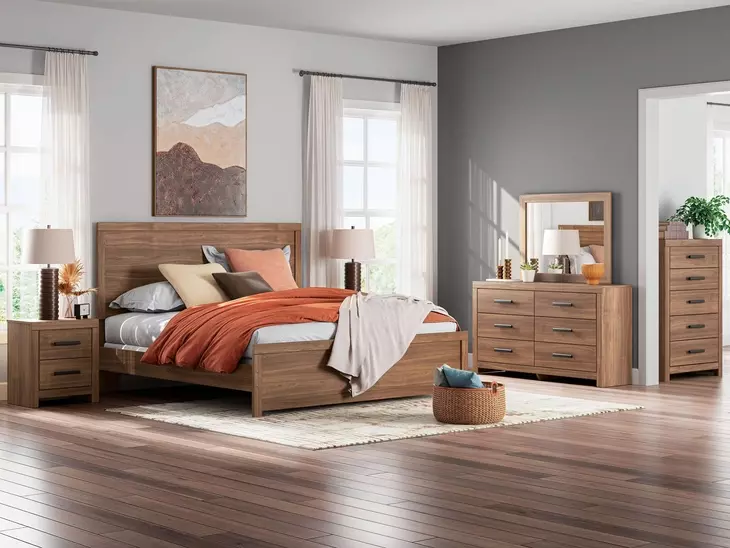 Jonnifer Auburn King Panel Bed