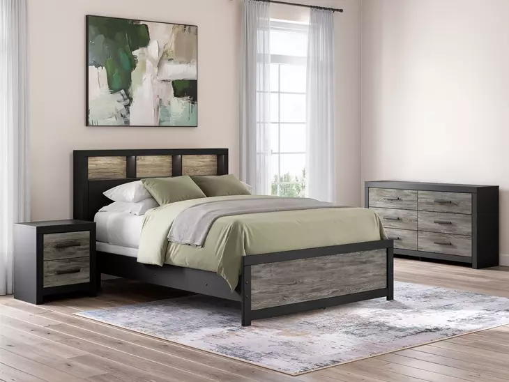 Jonnifer Bookcase Storage Panel Bedroom Set