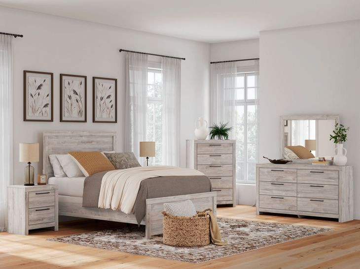 Ryderton Gray 2 Drawer Nightstand