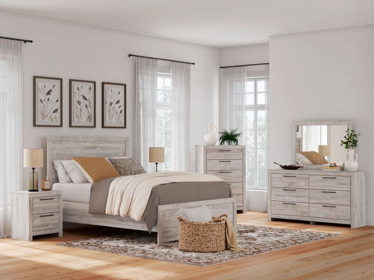 Ryderton Gray Panel Bedroom Set