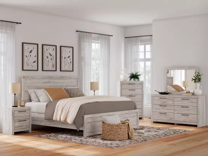 Jonnifer Gray King Panel Bed