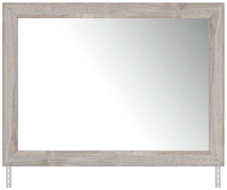 Ryderton Light Gray Rectangular Dresser Mirror