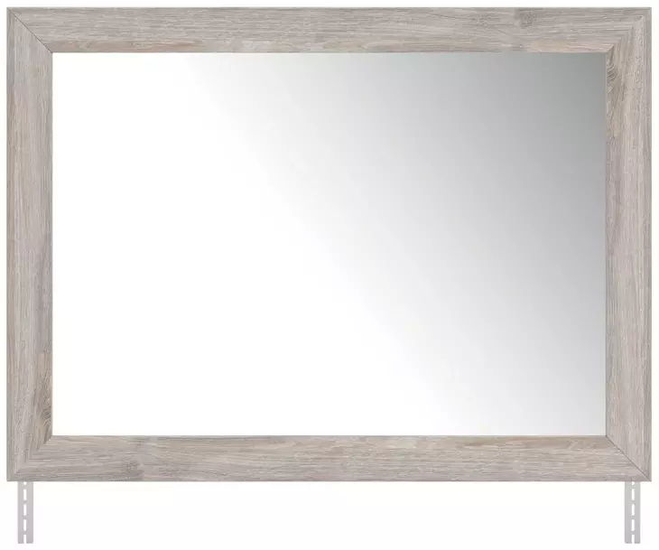 Jonnifer Light Gray Rectangular Dresser Mirror