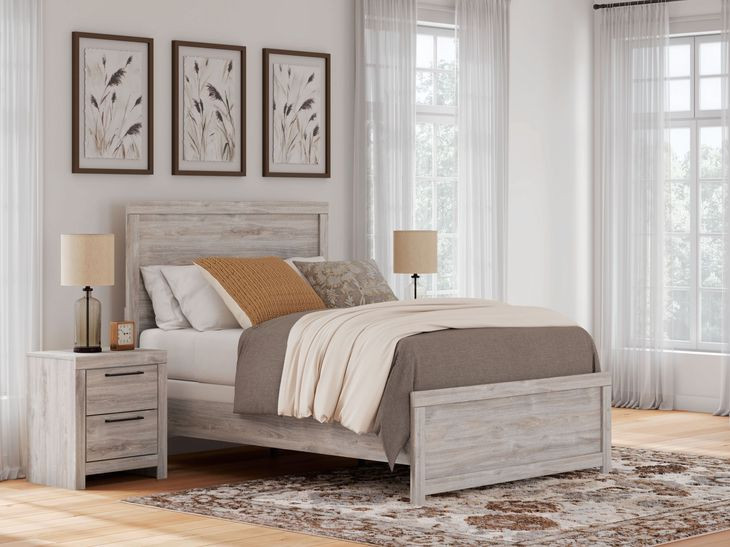 Ryderton Gray Full Panel Bed