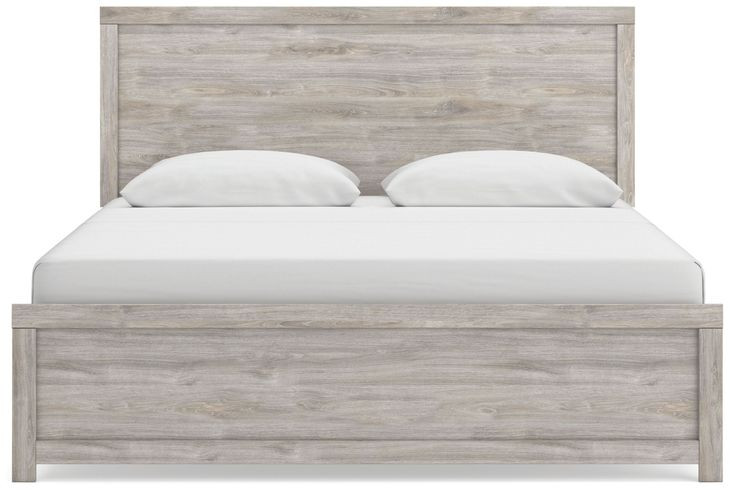 Ryderton Gray King Panel Bed