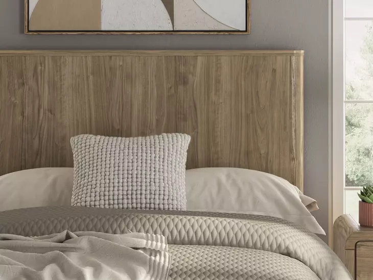 Dovander Warm Natural Brown Full Panel Bed