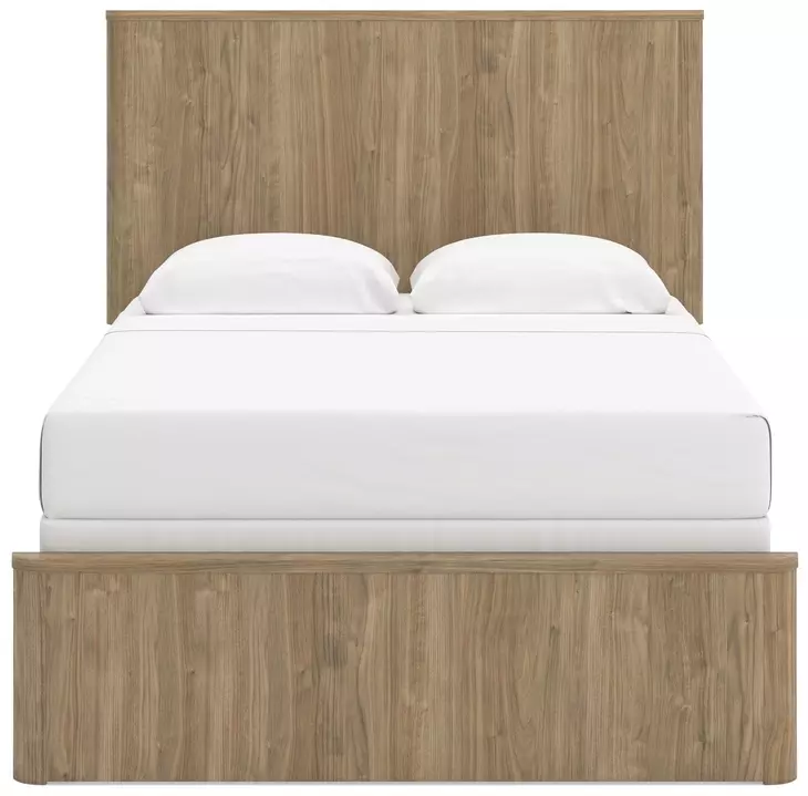 Dovander Warm Natural Brown Full Panel Bed