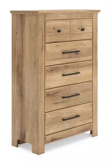 Fenderport Tan 5 Drawer Chest