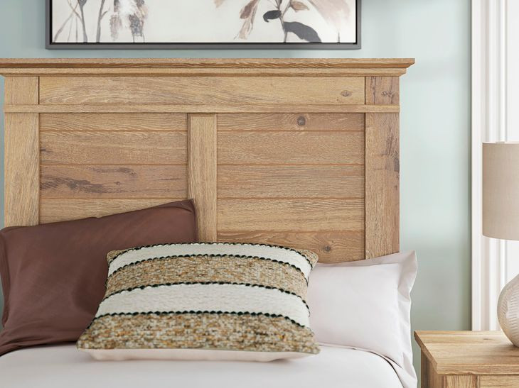 Allihauser Tan Twin Panel Bed