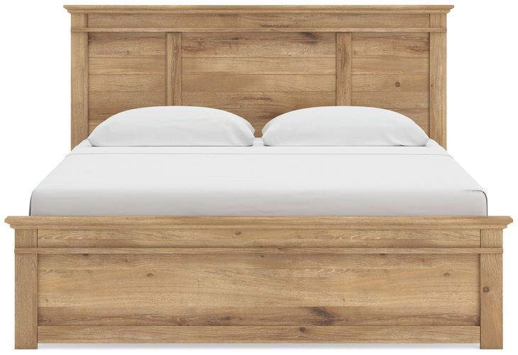 Allihauser Tan King Panel Bed