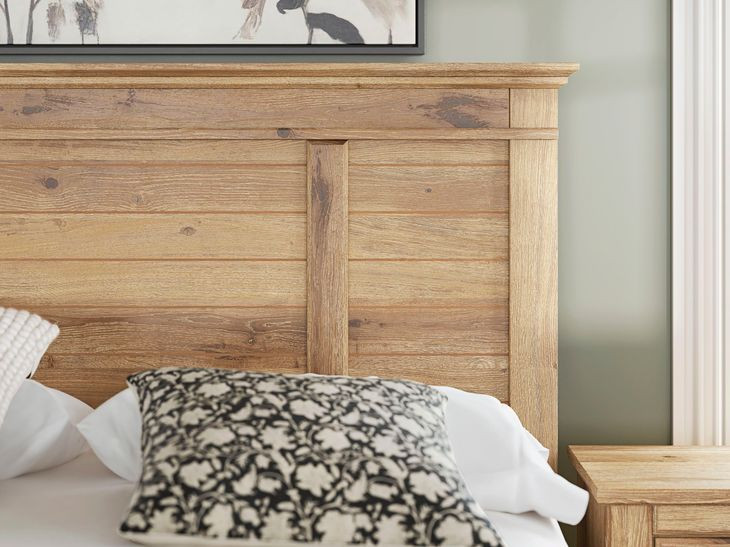 Allihauser Tan Full Panel Bed