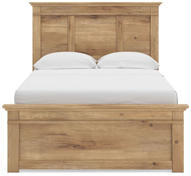 Allihauser Tan Full Panel Bed