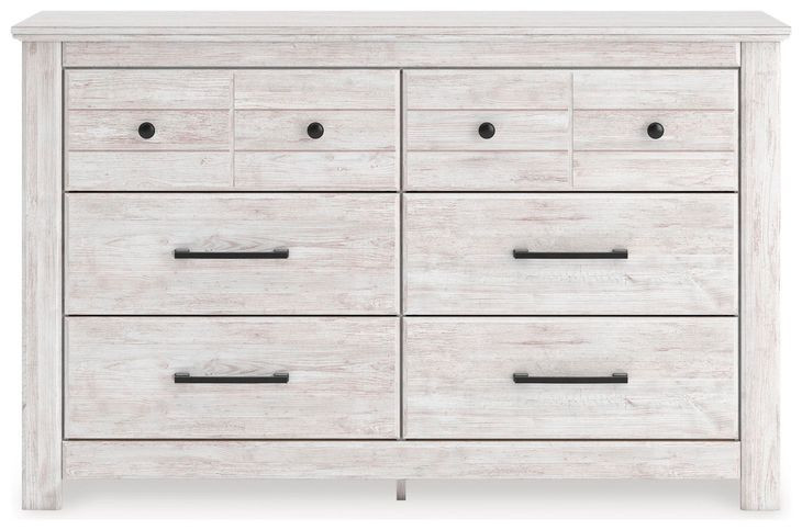 Allihauser Whitewash 6 Drawer Dresser