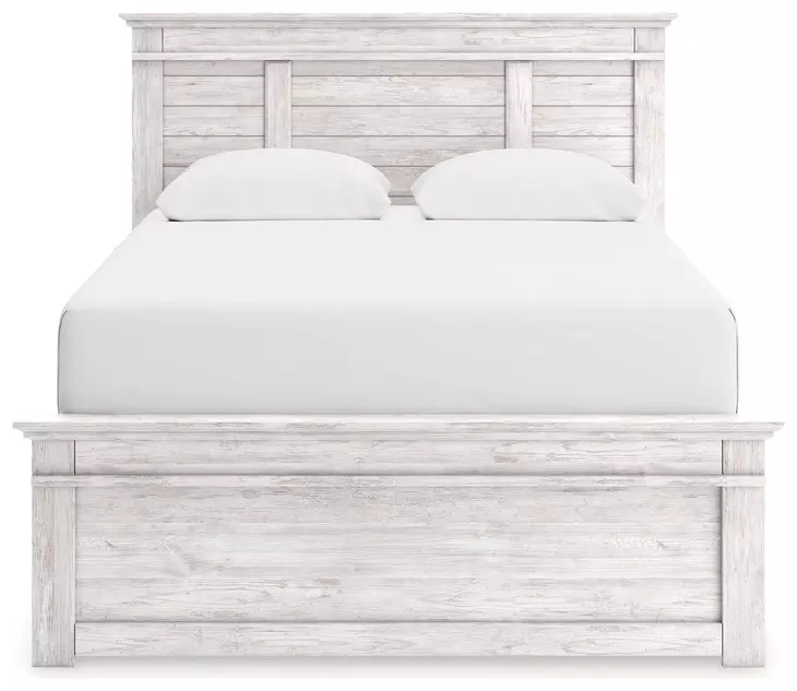 Allihauser Whitewash King Panel Bed