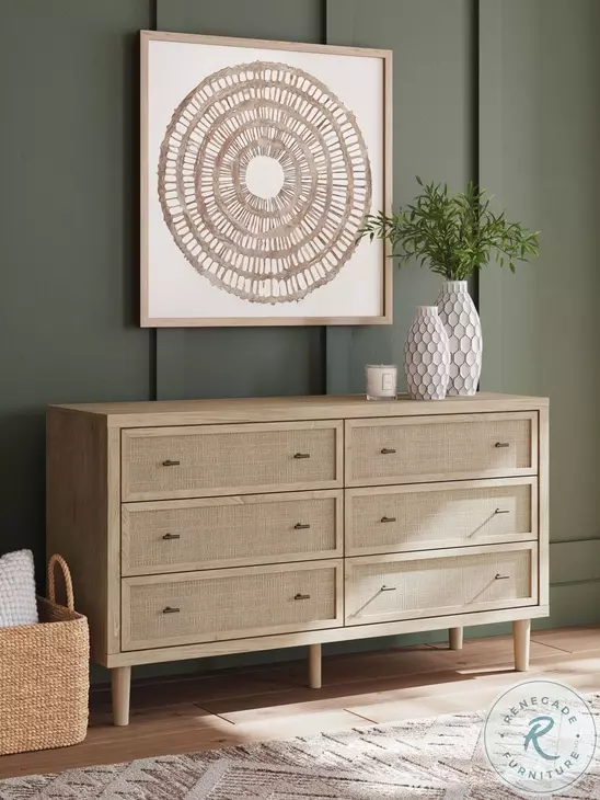 Cielden Tan 6 Drawer Dresser