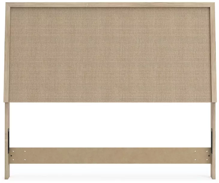 Cielden Brown and Beige Queen Panel Headboard