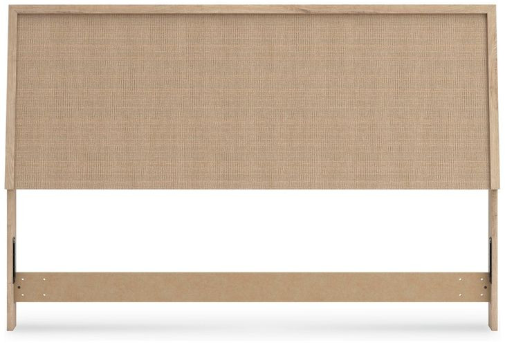 Cielden Brown and Beige King Panel Headboard