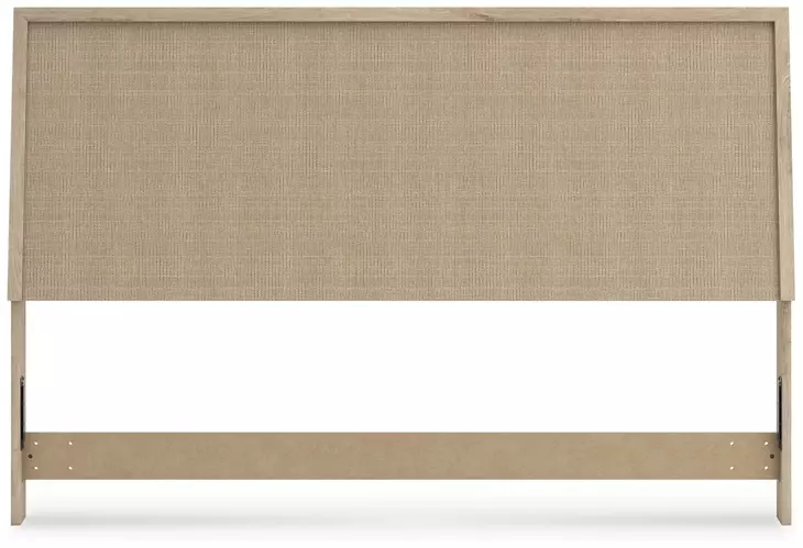 Cielden Brown and Beige King Panel Headboard