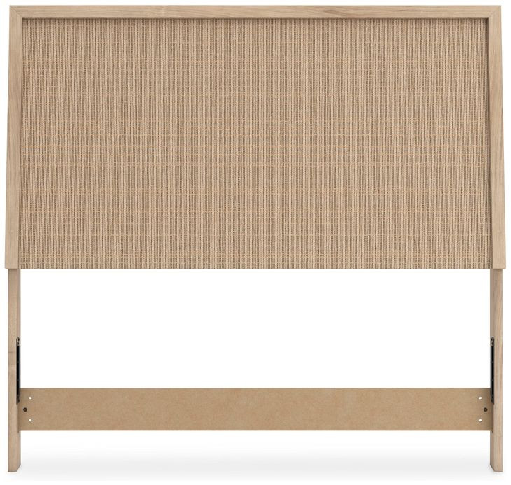 Cielden Brown and Beige Full Panel Headboard
