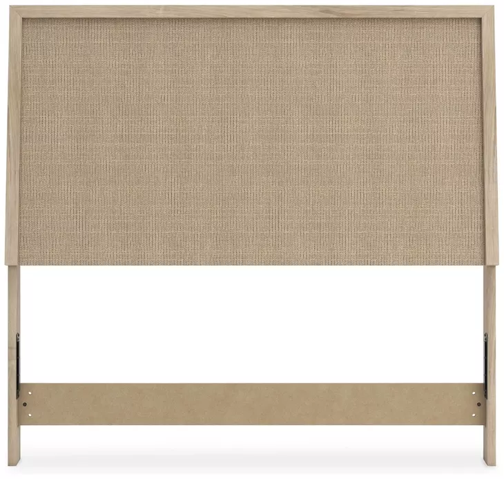 Cielden Brown and Beige Full Panel Headboard