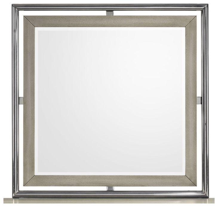 Lennox Gray Square Dresser Mirror