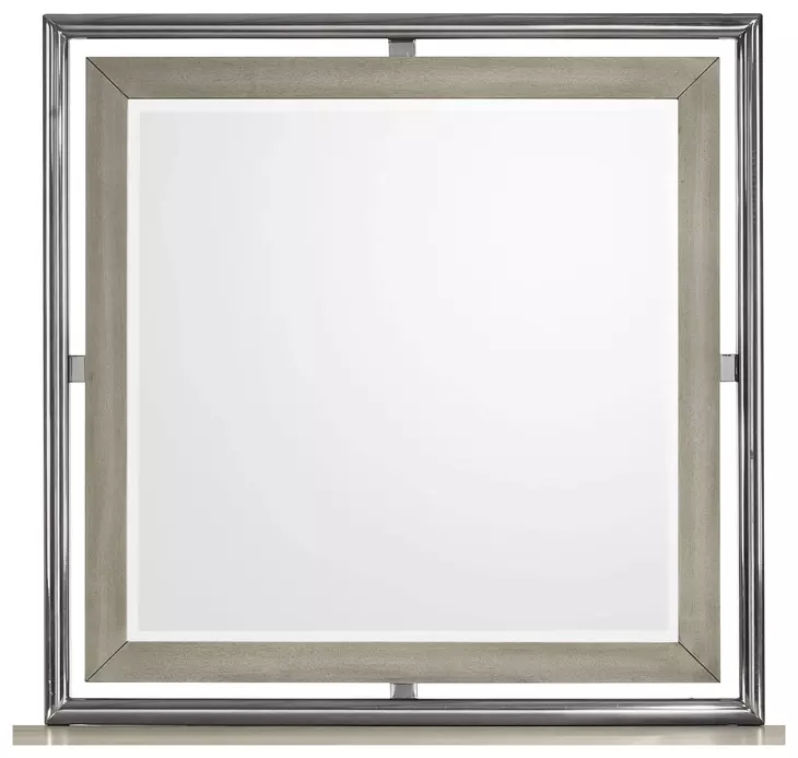 Lennox Gray Square Dresser Mirror
