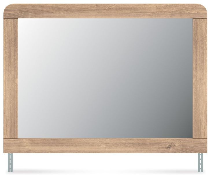 Prandefort Tan Rectangular Dresser Mirror