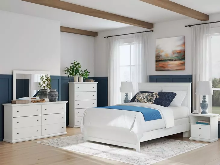 Bostwick Shoals White Panel Bedroom Set
