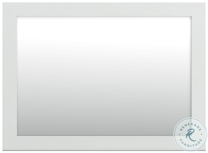 Bostwick Shoals White Bedroom Mirror