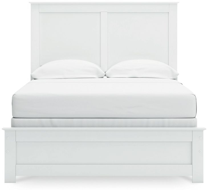 Bostwick Shoals White Full Panel Bed