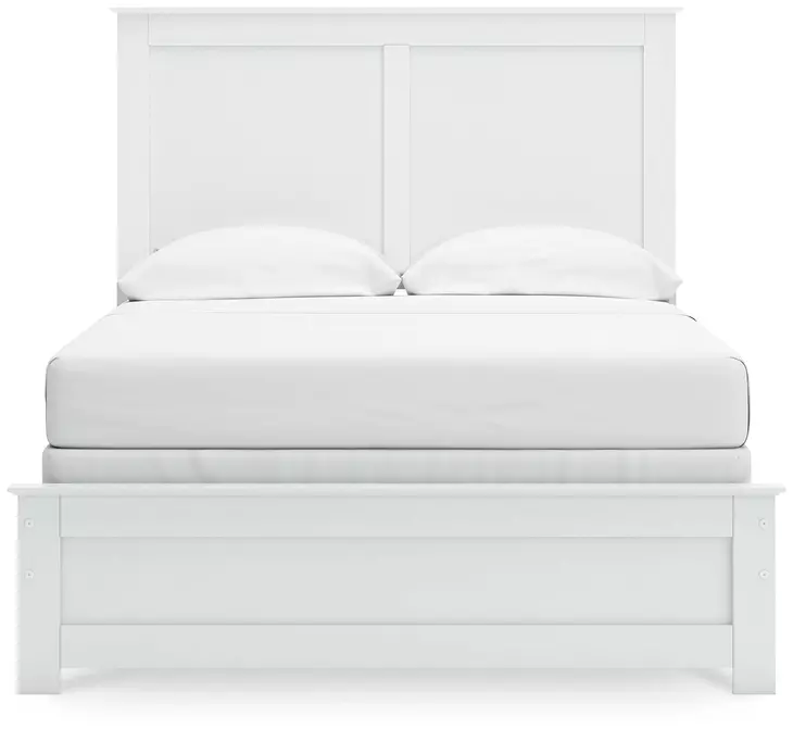 Bostwick Shoals White Full Panel Bed