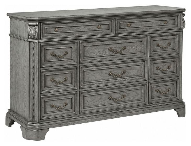 B01550 Gray 11 Drawer Dresser