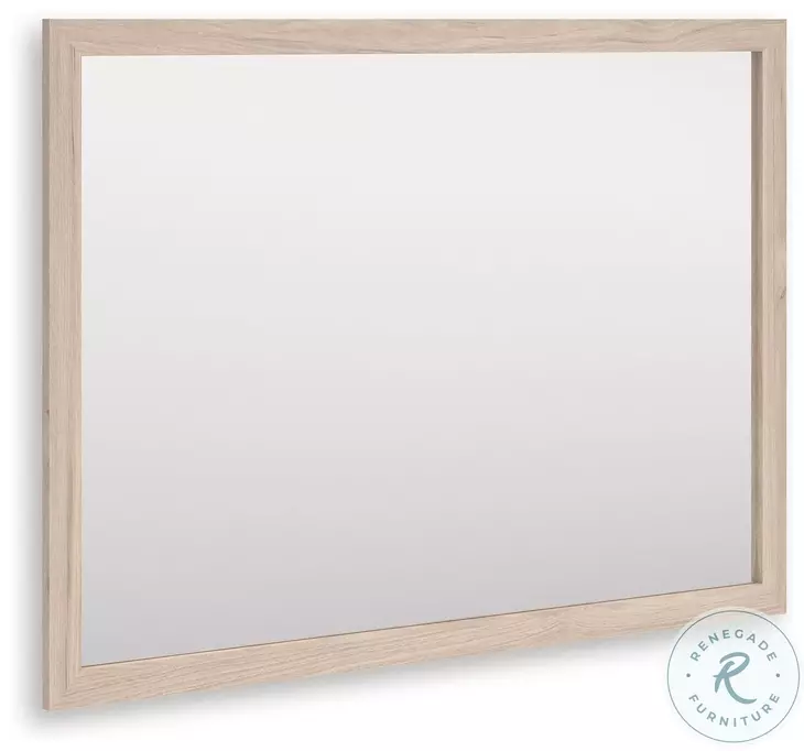Shapella Tan Bedroom Mirror