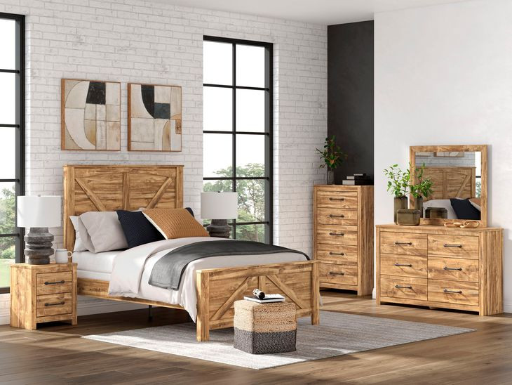 Hastiport Brown 6 Drawer Dresser