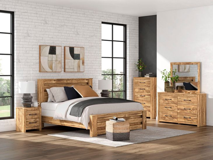 Hastiport Brown 6 Drawer Dresser