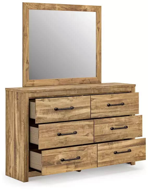 Hastiport Brown Crossbuck Panel Bedroom Set