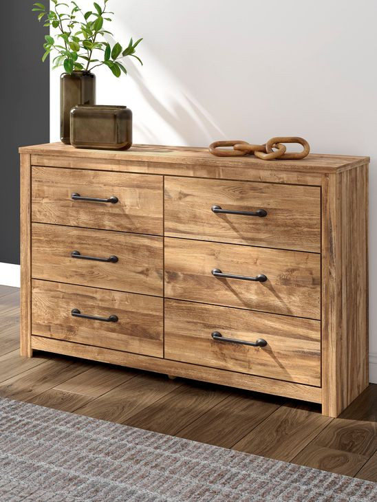 Hastiport Brown 6 Drawer Dresser
