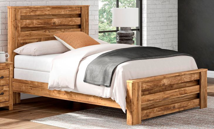 Hastiport Brown Queen Panel Bed