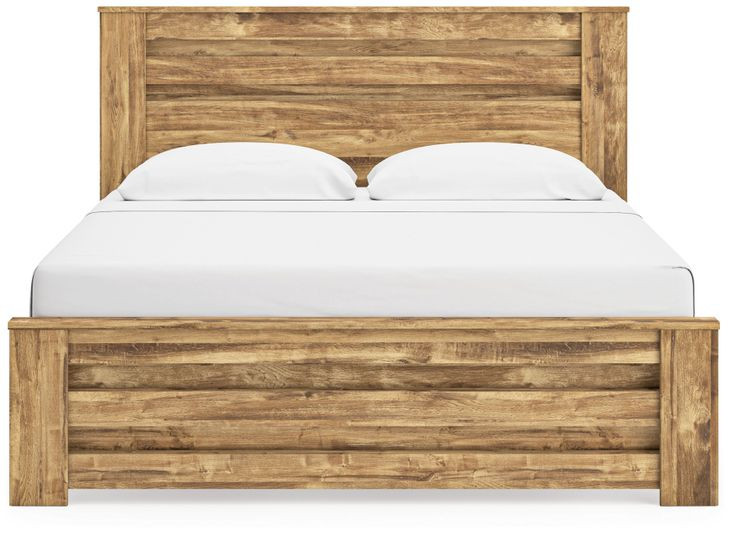 Hastiport Brown King Panel Bed