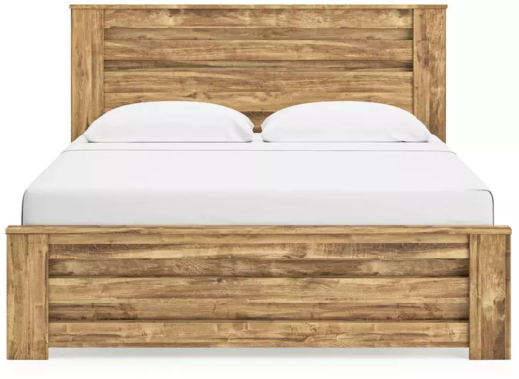 Hastiport Brown King Panel Bed