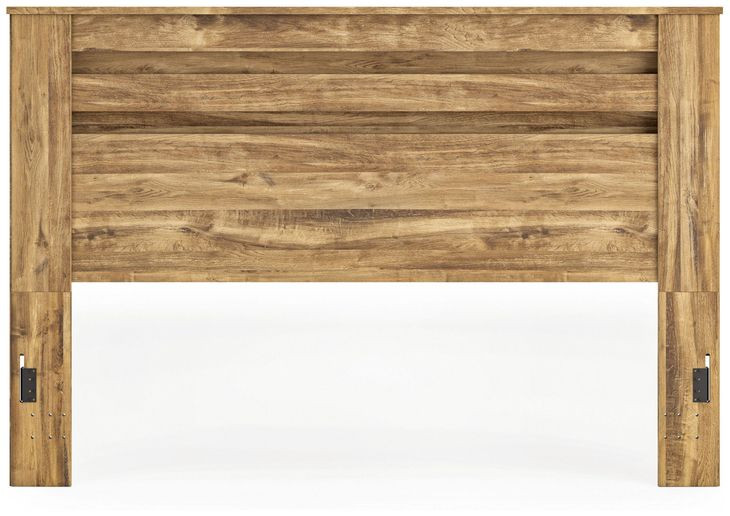 Hastiport Golden Rustic King Panel Headboard