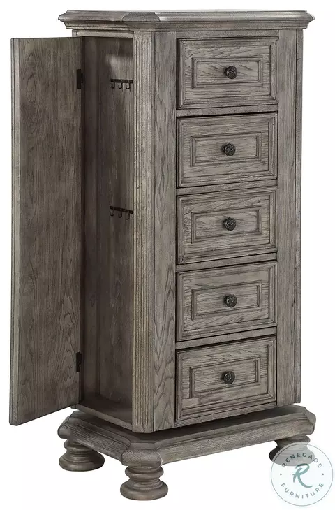 grey lingerie dresser Carissa Gray Dresser – Luna Furniture main image 0